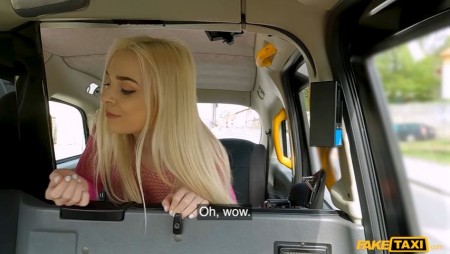 Image Of FakeTaxi - Ellie Shou - Fucked in Pink Fishnets (17.07.2023)