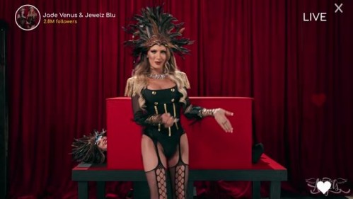 Image Of TransAngels - Jade Venus, Jewelz Blu - Playing With Her Magic Wand (01.12.2023)