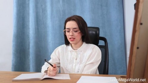 Image Of FuckStudies - Rihanna Black - Unfastening shirt to pass exam (13.02.2024)