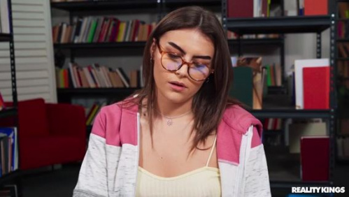 Image Of CrazyCollegeGFs - Selina Bentz - Getting Lucky In The Library (02.05.2024)