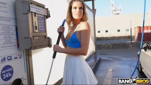 Image Of PublicBang - Ada Lapiedra - Hot Blonde at the Car Wash (10.05.2024)