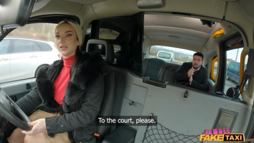 Image Of FemaleFakeTaxi - Lady Gang - Fast hard fuck to calm his nerves (27.08.2024)