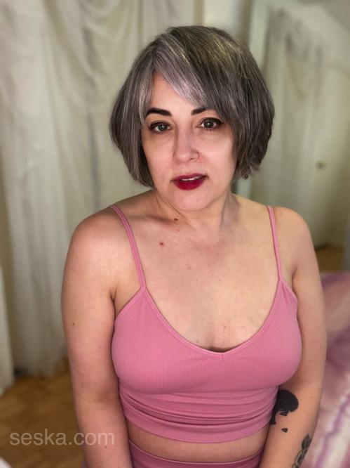 Image Of Seska com 22 05 19 Pink Tank XXX iMAGESET-LEWD [XC]