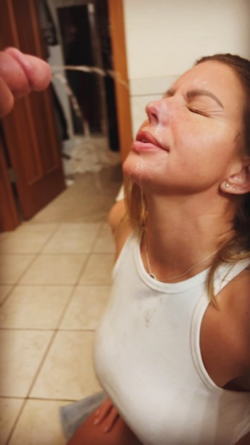 Image Of Pack - Gethotline - Brooklyn Chase - Piss - Brunette, Blowjob, Facial, MILF, POV, Pissing 1080p