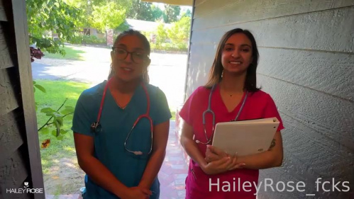 Image Of OnlyFans - Hailey Rose, Madison Wilde - Two Hot Nurses Cum Over For A Physical