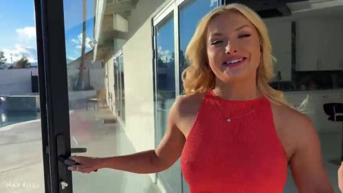 Image Of OnlyFans - Eden Lux - This Perfect Little Blonde Pool Fuck With Max Fills