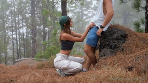 Image Of OnlyFans - Anna Ralphs - Forest Blowjob