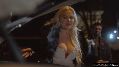 Image Of BlackedRaw - Miss Jackson - Stacked Blonde Gets Spitroasted (30.12.2024)
