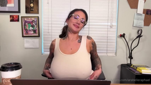 Image Of OnlyFans - Arabelle Raphael - Office Cum Shower