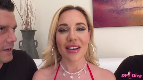 Image Of DPDiva - Savannah Bond - Blonde Aussie Savannah Bond Enjoys Rough DP