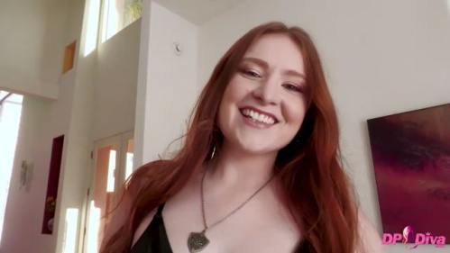 Image Of DPDiva - Yaya Gingersnatch - Bubbly Redhead Yaya Gingersnatch Trembles While Getting DPed