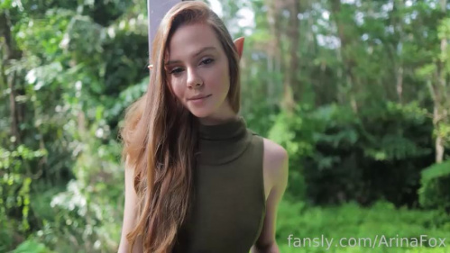Image Of Fansly - ArinaFox - DAndd second episode elf girl stranger seduces you for hot sex in the woods
