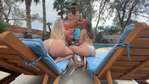 Image Of OnlyFans - Krissy Kummins - Me and thekaylove got so horny watching the pool boy