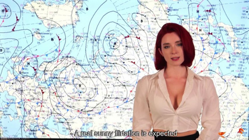 Image Of OnlyFans - Sweetie Fox - Weather Forecast Presenter Fucks on Live News and 2Cumshots
