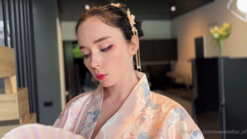 Image Of OnlyFans - Sweetie Fox - Fucked Blue-eyed Geisha in All Poses And Cum in her Mouth POV