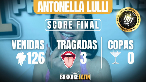 Image Of BukkakeLatin - Antonella Lulli - BlowBang, Gonzo, Blowjob, Gagging 1080p
