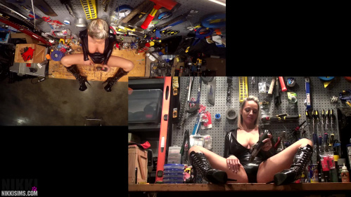Image Of NikkiSims 21 03 21 Black Vinyl Full XXX 1080p MP4-LEWD [XC]