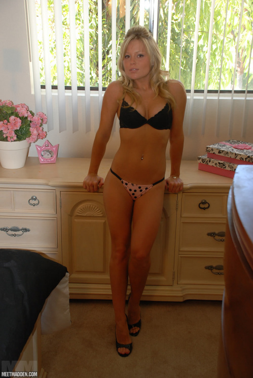 Image Of MeetMadden com 10 07 05 Pink And Black Undies XXX iMAGESET-LEWD [XC]