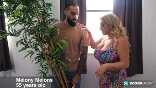 Image Of 50PlusMILFs - Melony Melons - Busty Melony Melons fucks a guy half her age