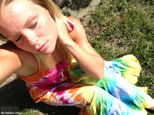 Image Of MeetMadden com 14 10 17 Tie Dye Dress XXX iMAGESET-LEWD [XC]
