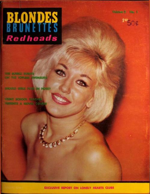 Image Of Magazine - Blondes Brunettes Redheads - Erotic - 73 Pages JPG