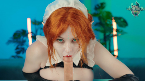 Image Of ManyVids - Amber Hallibell - Maid Sisters Polish the Dick and Clean up the Jizz 2160p