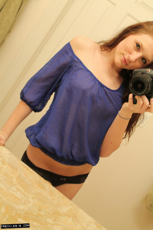 Image Of Freckles18 com 13 05 13 Sheer Blue Top XXX iMAGESET-LEWD [XC]