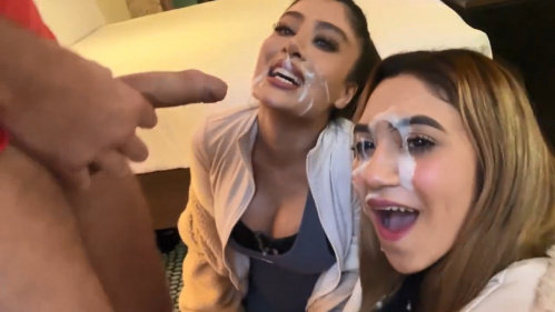 Image Of Fansly - Artemis Carmona and Marina Maya - Epic London Cumwalk 720p