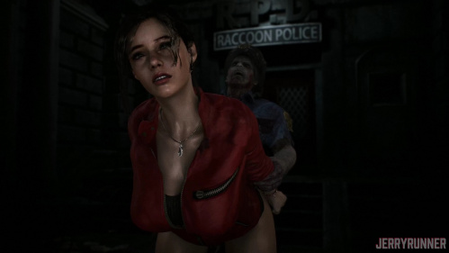 Image Of Cartoon - Claire x Leon infected (Meshed VR, JerryRunner) 2025 WEB-DL 2160p