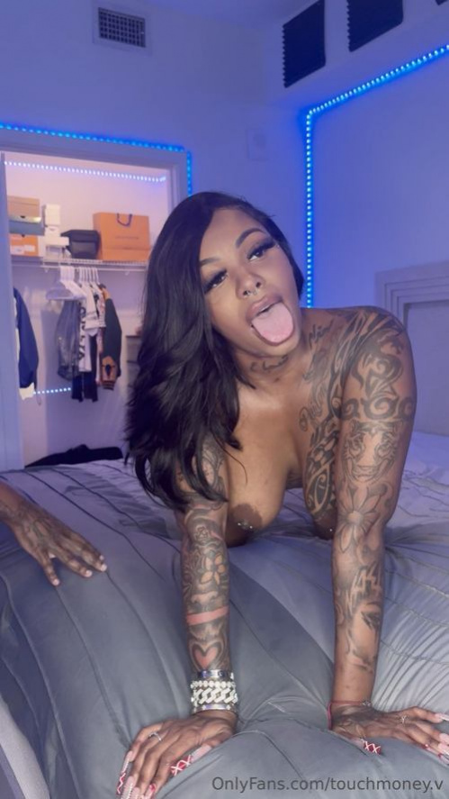 Image Of OnlyFans - Keiyana - Tattooed Ebony Railed By BBC