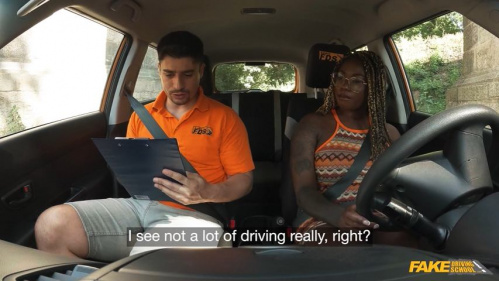 Image Of FakeDrivingSchool - Xeinna Rose - Her big black ass is going to pass (15.10.2025)