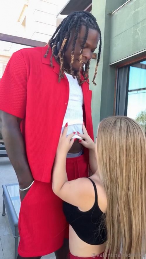 Image Of OnlyFans - Valentina Midget - Poolside BBC Fuck With Louie Smalls