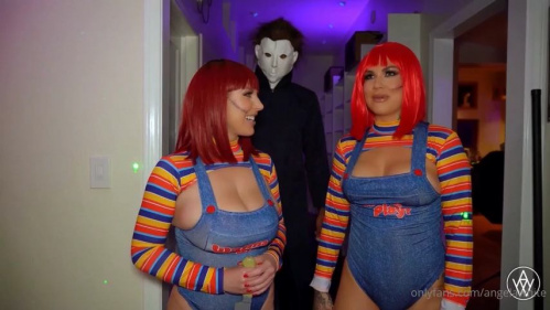 Image Of OnlyFans - Angela White, Karmen Karma - DICK OR TREAT