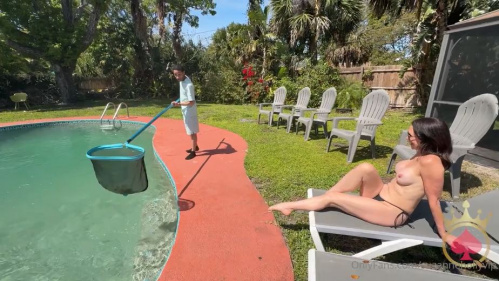 Image Of OnlyFans - Suzanne Holly - Cougar By The Pool