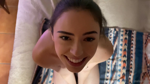 Image Of OnlyFans - Stella Violet - Fine Blowjob with Deep Throat 1080p