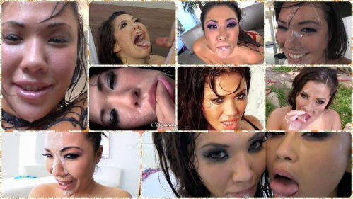 Image Of PMV - Cumshot Compilation with London Keyes - Asian, Swallow, Facials, Bukkake, Cumshot 1080p