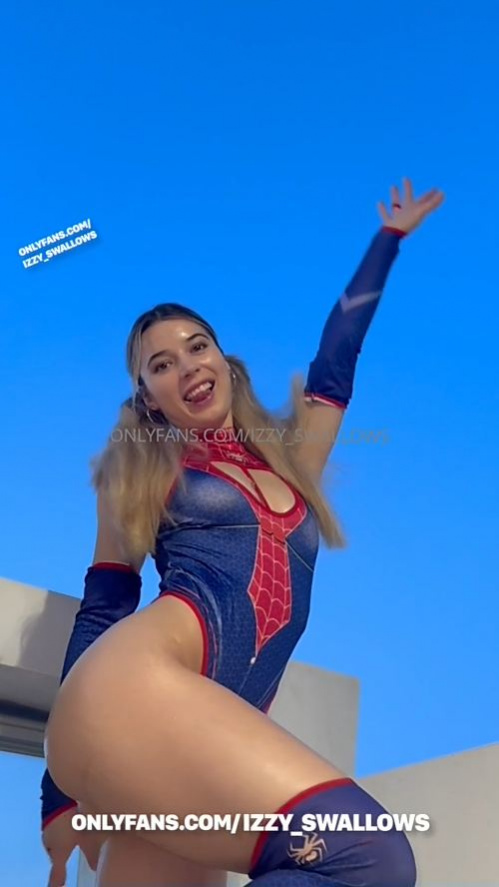 Image Of OnlyFans - Izzy Swallows - Spidergirl Outdoor BBC