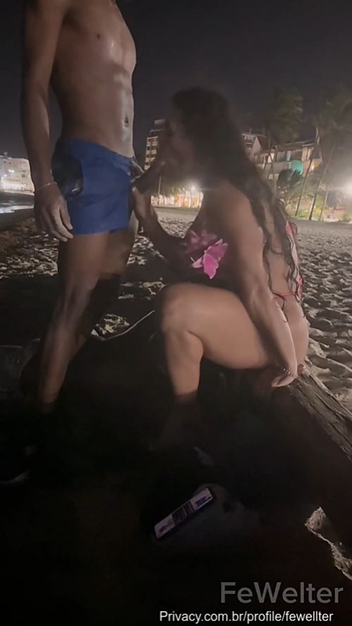 Image Of OnlyFans - Fernanda Welter - Night Orgy At Beach
