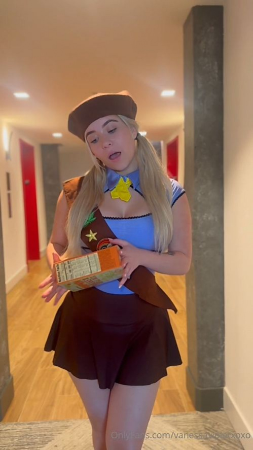 Image Of OnlyFans - Vanessa Violet - Girl Scout Vanessa Came For Filthy And Rough Fuck