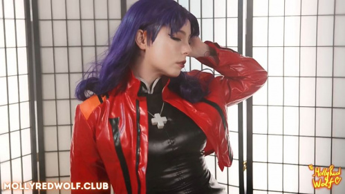 Image Of ManyVids - Molly Red Wolf - Evangelion. Misato. Deepthroat And Creampie