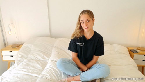 Image Of ArgentinaCasting - Lucia, 18, Misiones - Amateur, Blonde, Latina, POV 1080p
