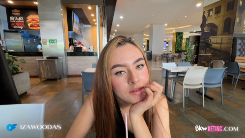 Image Of OnlyFans - Blowketing - Izawoodas - Playing Erotic Dice in the Mall - Blowjob #1 1080p