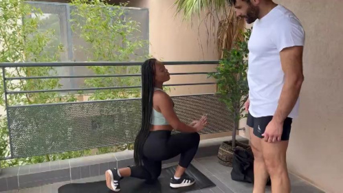 Image Of JacquieEtMichelTV - Horny - Plays with his coach's excitement (17.03.2026)