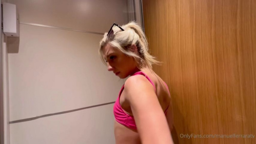 Image Of OnlyFans - Cheerleader Kait, Manuel Ferrara - Elevator BJ And Hotel Fuck