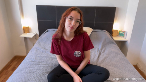 Image Of ArgentinaCasting 2023 Flor, 19, Rosario - Amateur, Latina, POV, Redhead, Glasses 1080p