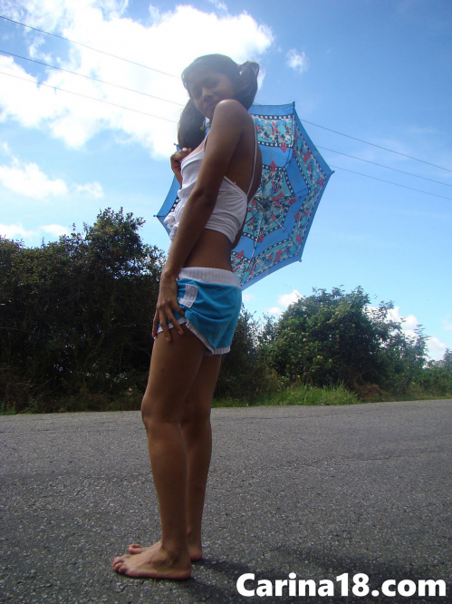 Image Of Carina18 com Set 25 Naughty Carina Strips Outdoors In Public XXX iMAGESET-LEWD [XC]