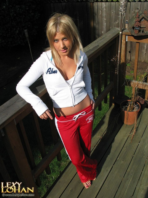 Image Of LexyLohan com Red Sweats XXX iMAGESET-LEWD [XC]