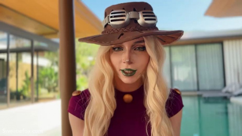 Image Of ManyVids - Sweetie Fox - Fem Gyro Zeppeli Fucks Johnny and Gets Cum In Her Mouth