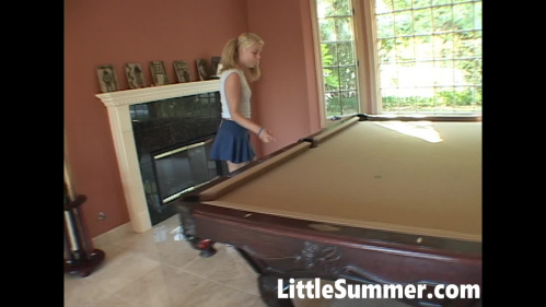 Image Of LittleSummer E69 Playing Pool And Feeling Sexy XXX 720p MP4-LEWD [XC]