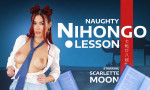 Image of VRSpy - Scarlette Moon - Naughty Nihongo Lesson - Asian, Brunette, POV 4000p